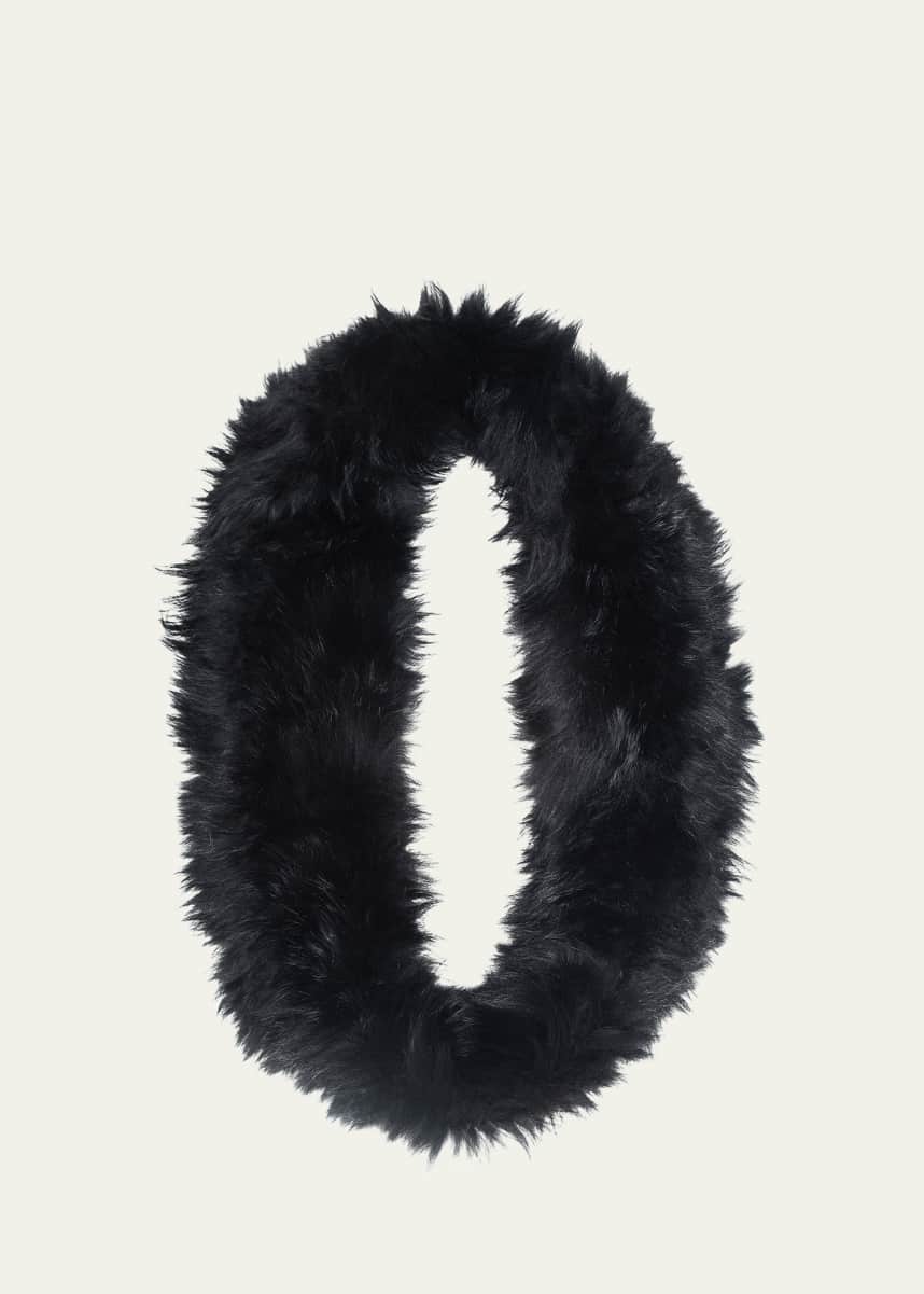Gorski Select Lamb Shearling Infinity Scarf