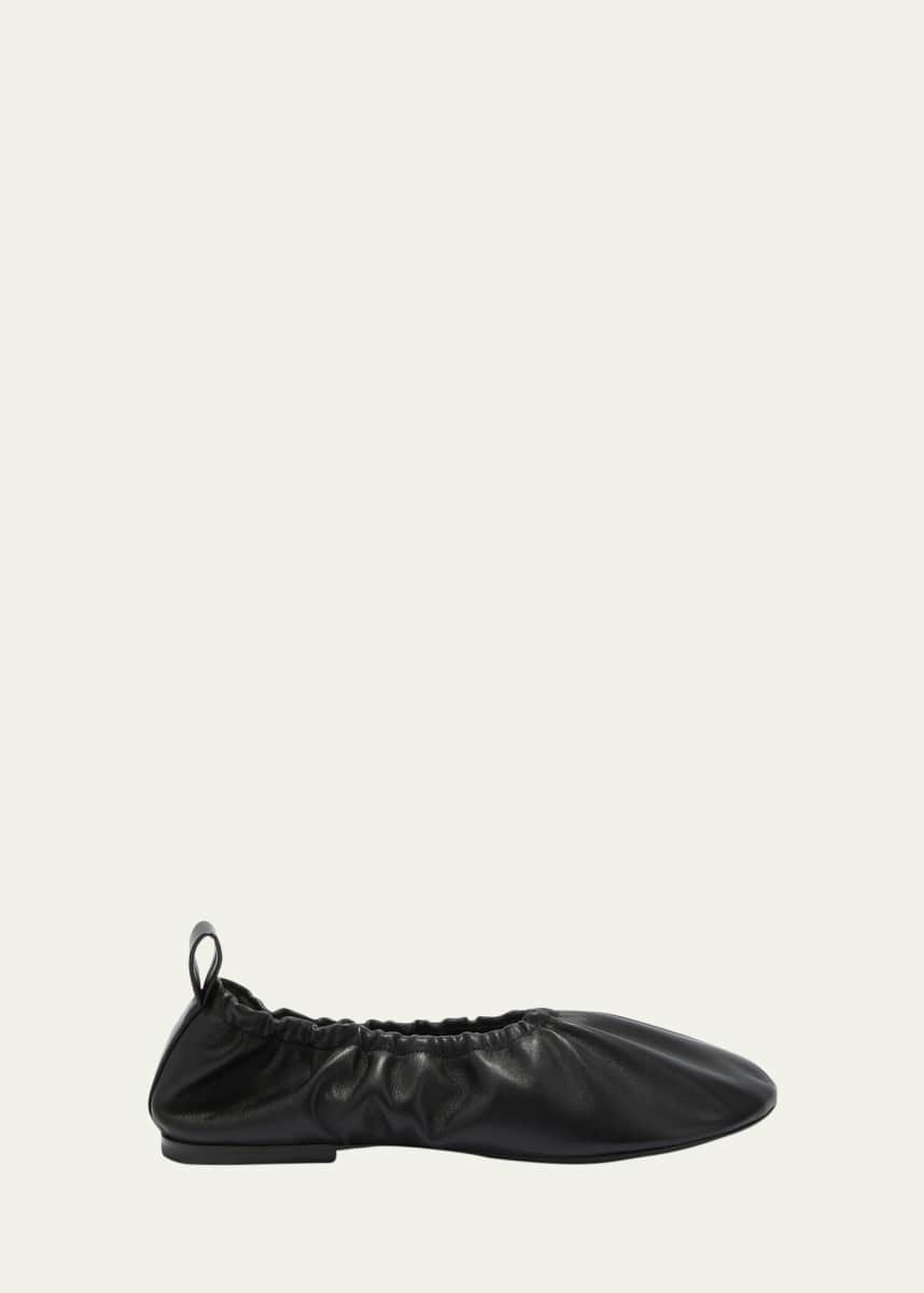 Jil Sander Lambskin Leather Ballerina Flats