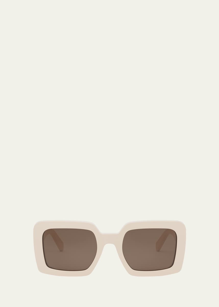 Celine Triomphe Acetate Square Sunglasses