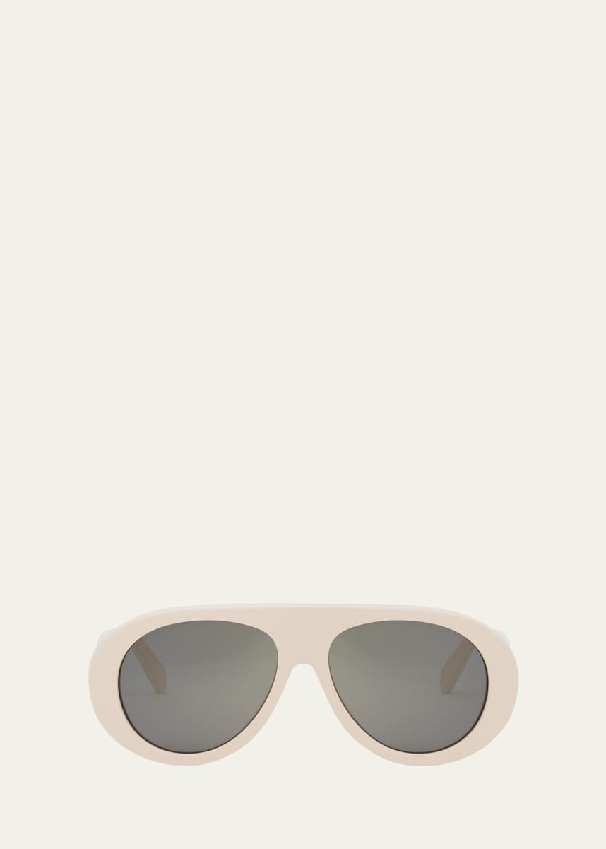 Celine Apres Ski Acetate Aviator Sunglasses