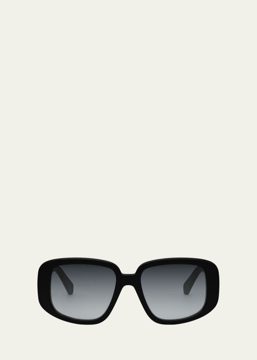 Celine Bold 3 Dots Acetate Shield Sunglasses