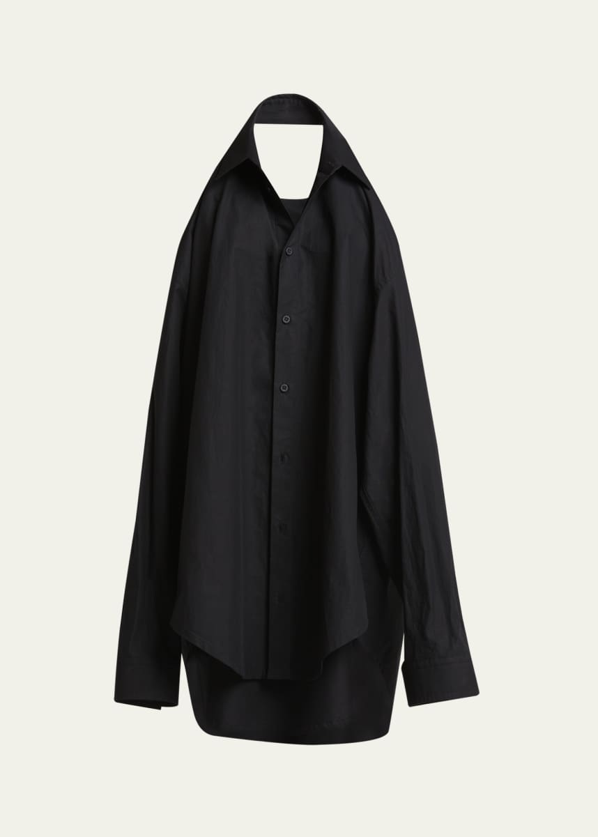 Balenciaga Suspended Poplin Shirtdress