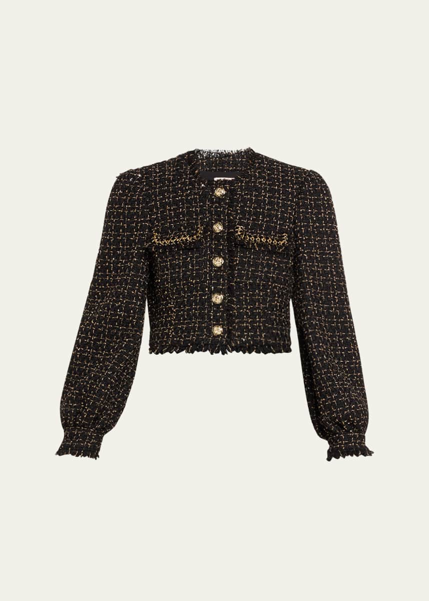 Cinq a Sept Bess Cropped Tweed Jacket