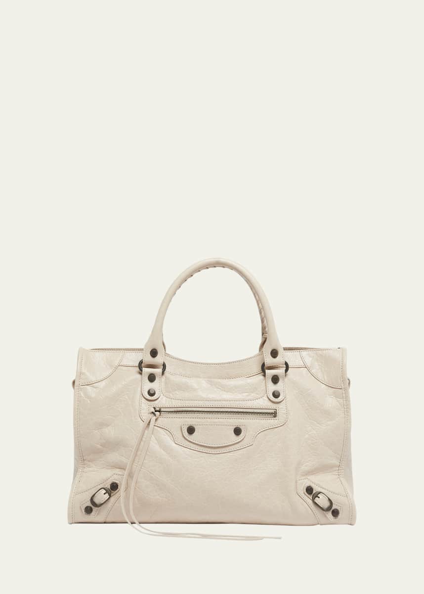 Balenciaga Le City Medium Leather Top-Handle Bag