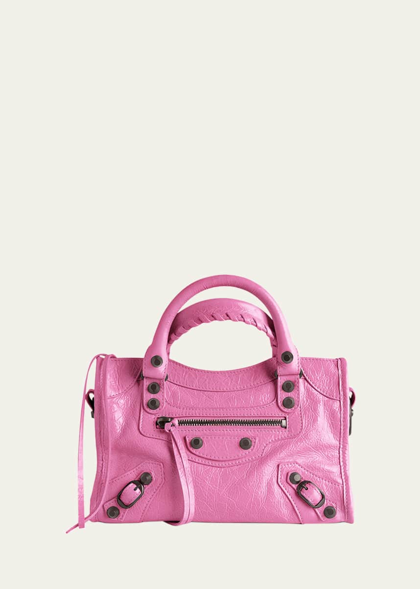 Balenciaga Le City Mini Leather Top-Handle Bag