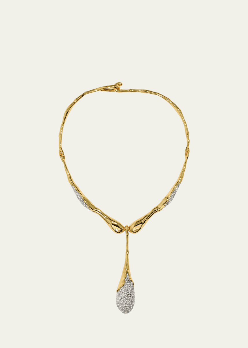 Alexis Bittar Solanales Crystal Teardrop Collar