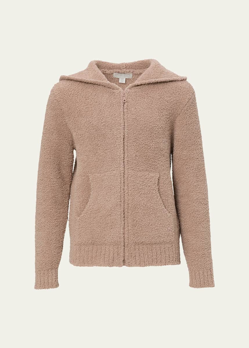 Barefoot Dreams Kid's CozyChic Textured Hoodie, Size 6-14