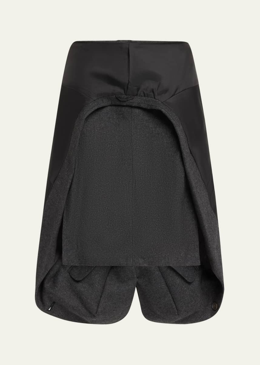 HODAKOVA Inside Out Blazer Front Wool Skirt