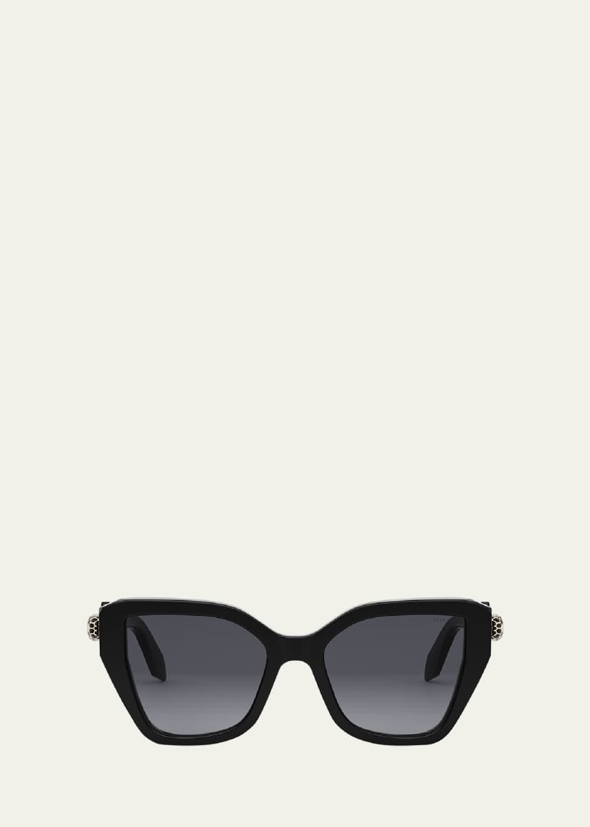 BVLGARI Serpenti Acetate Butterfly Sunglasses