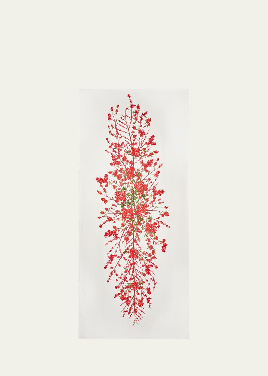 SUMMERILL & BISHOP Les Airelles Linen Tablecloth, 65" x 98"