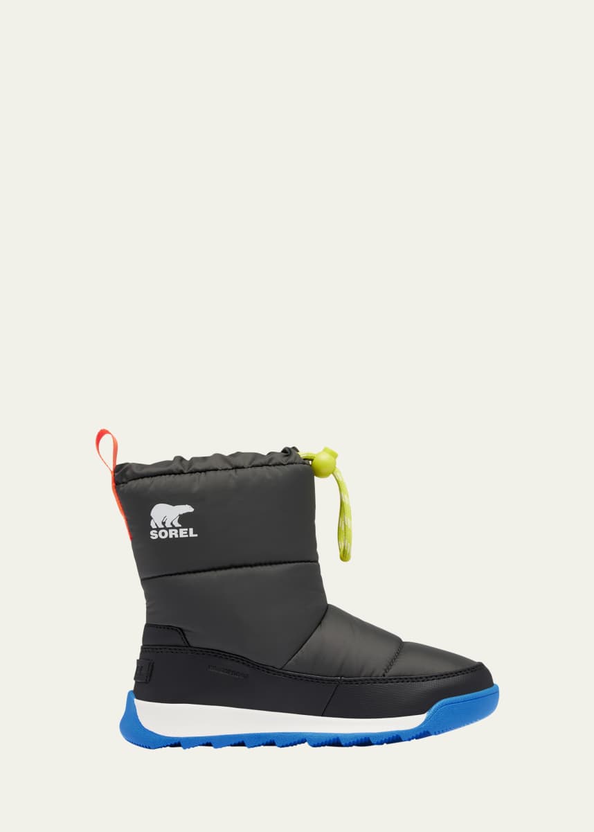 Sorel Kid's Whitney II Waterproof Puffy Nylon Winter Boots, Kids