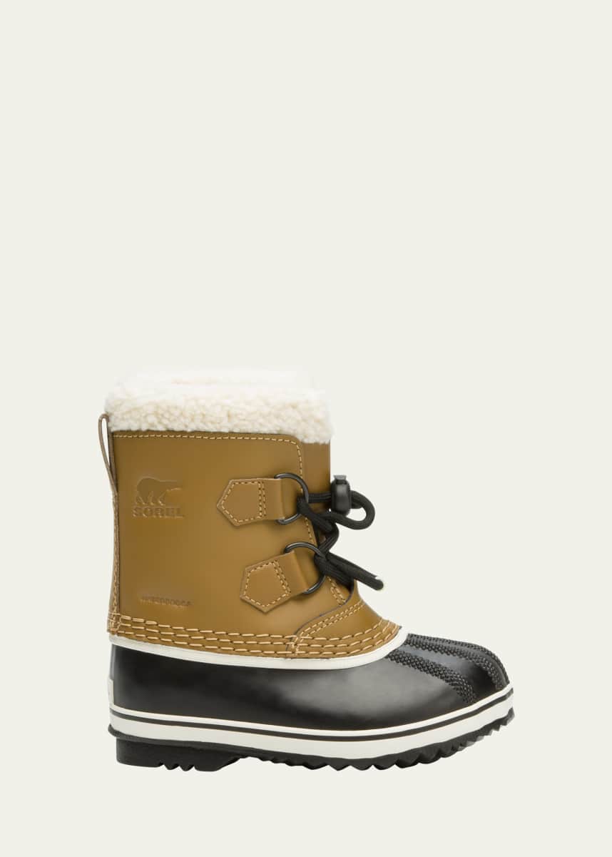 Sorel Kid's Yoot Pac™ Nylon Fleece Trim Snow Boots, Toddlers/Kids