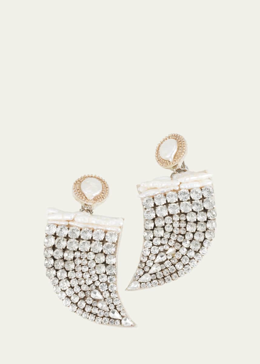 Ranjana Khan Eves Earrings with Pearls