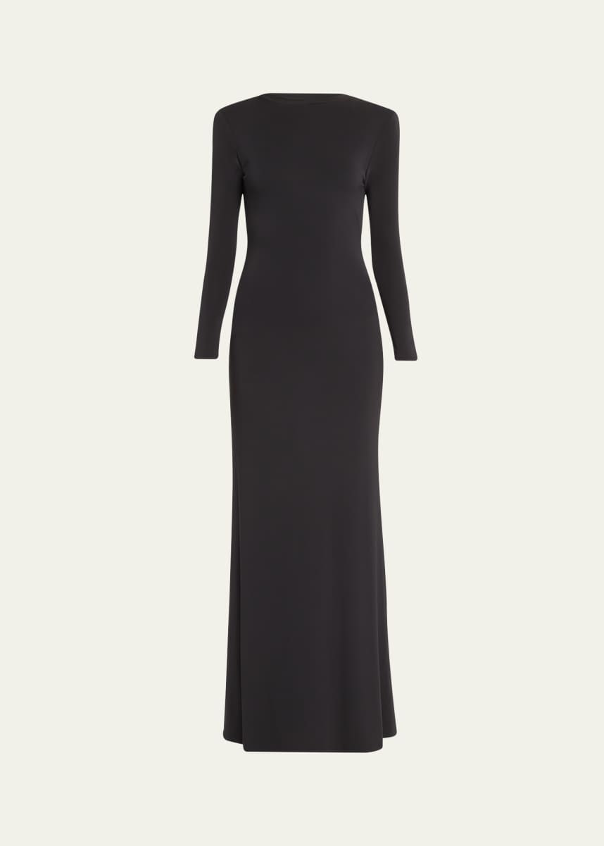 Rachel Gilbert Clove Long Sleeve Viscose Gown