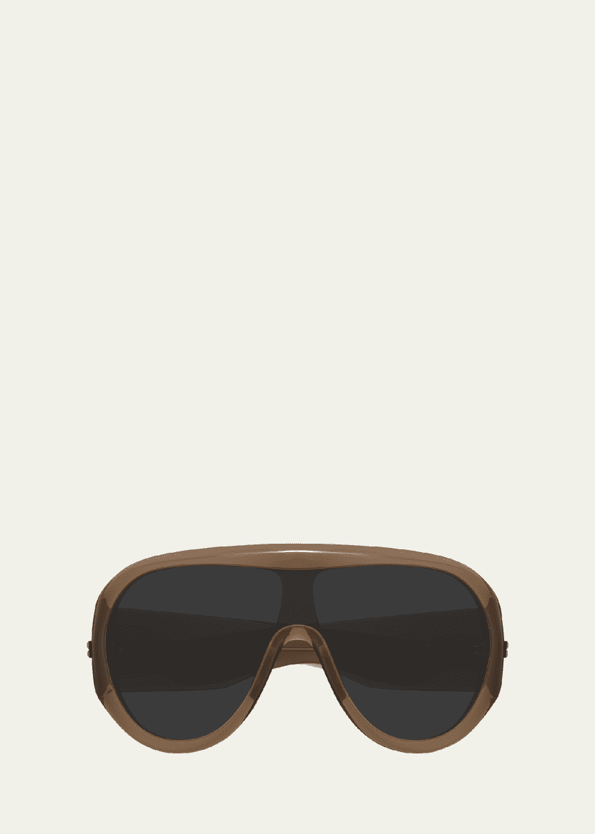 Bottega Veneta Shield Acetate Sunglasses