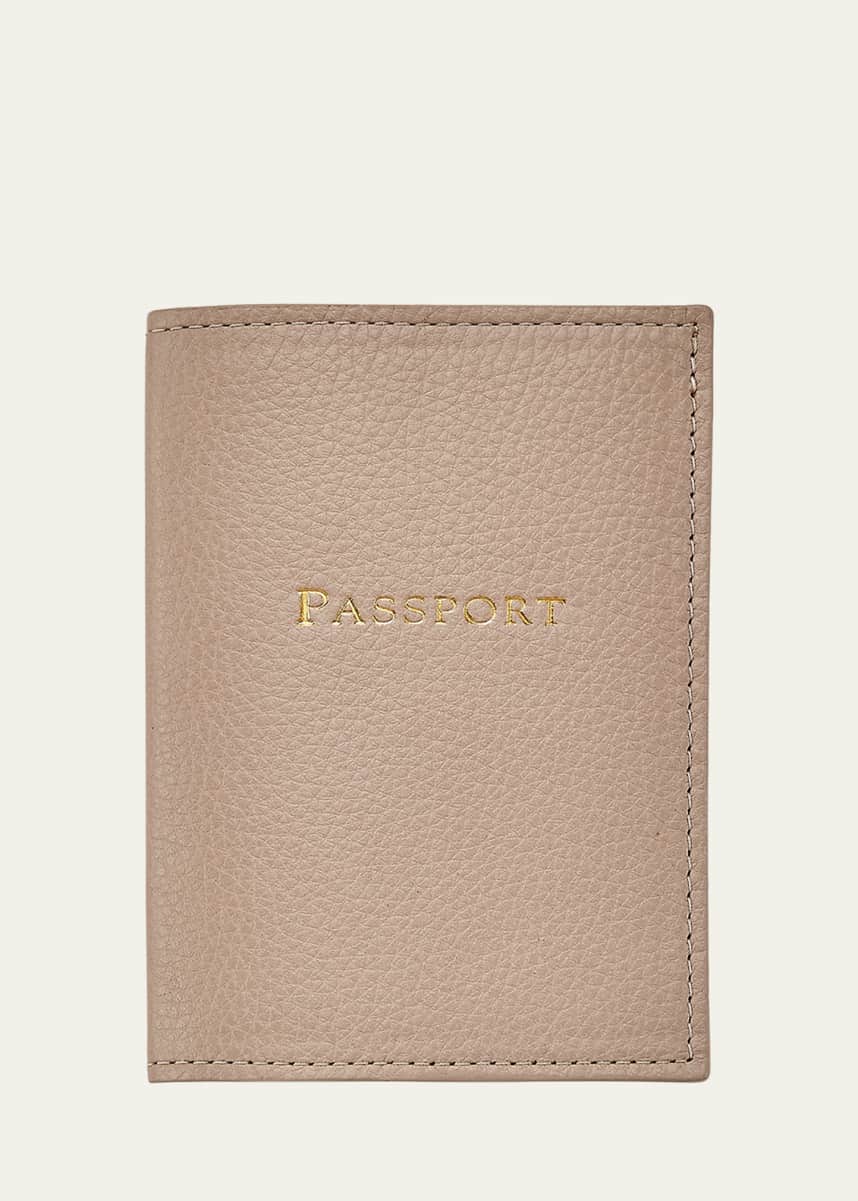 Graphic Image Leather Passport Holder