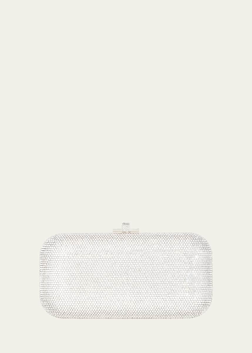 Judith Leiber Couture Long Slide Crystal Minaudiere