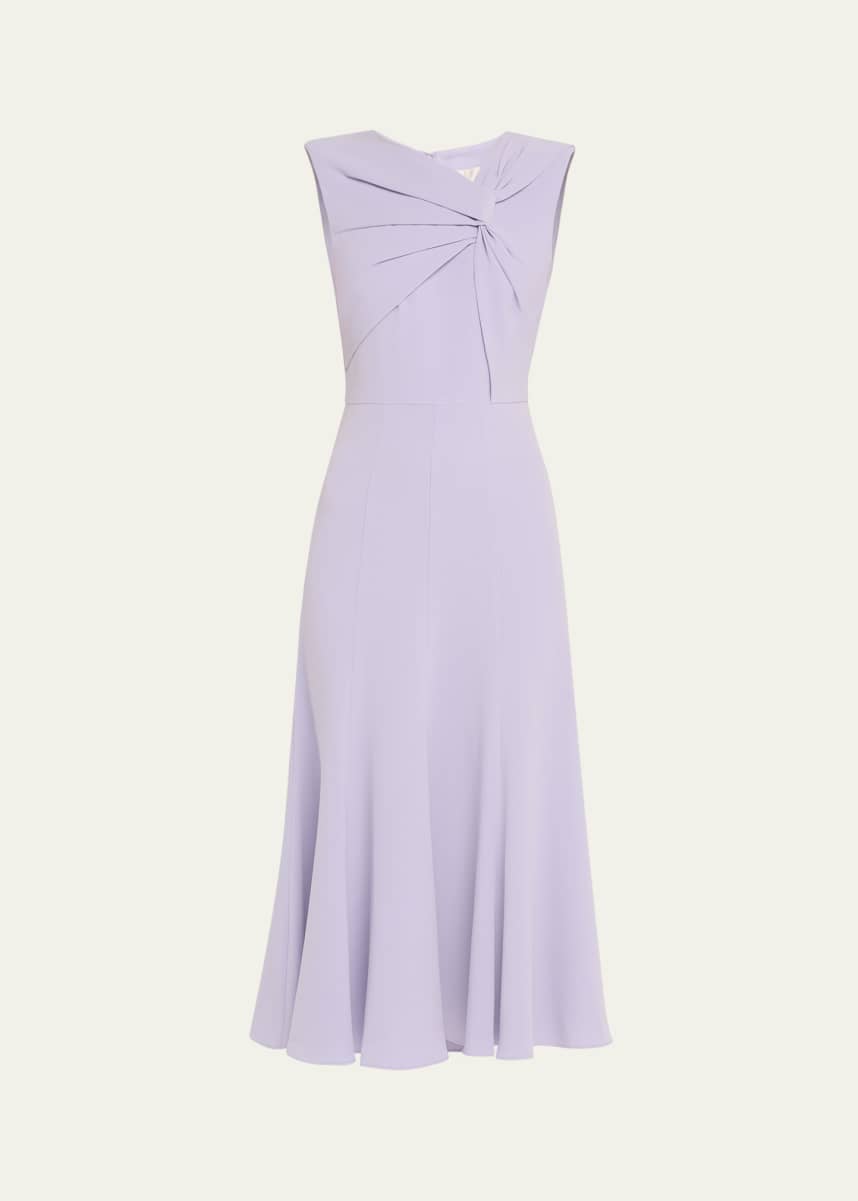 Roland Mouret Sleeveless Light Cady Midi Dress