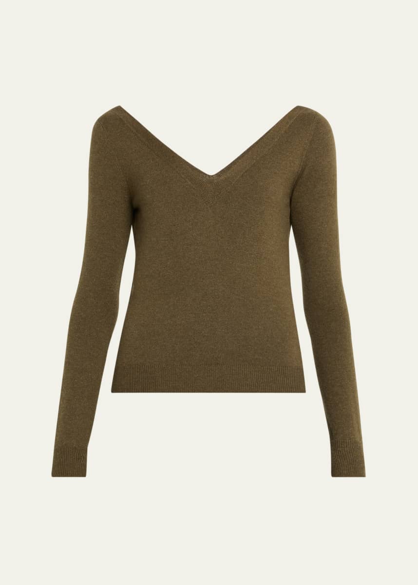 Saint Laurent V-Neck Cashmere Sweater