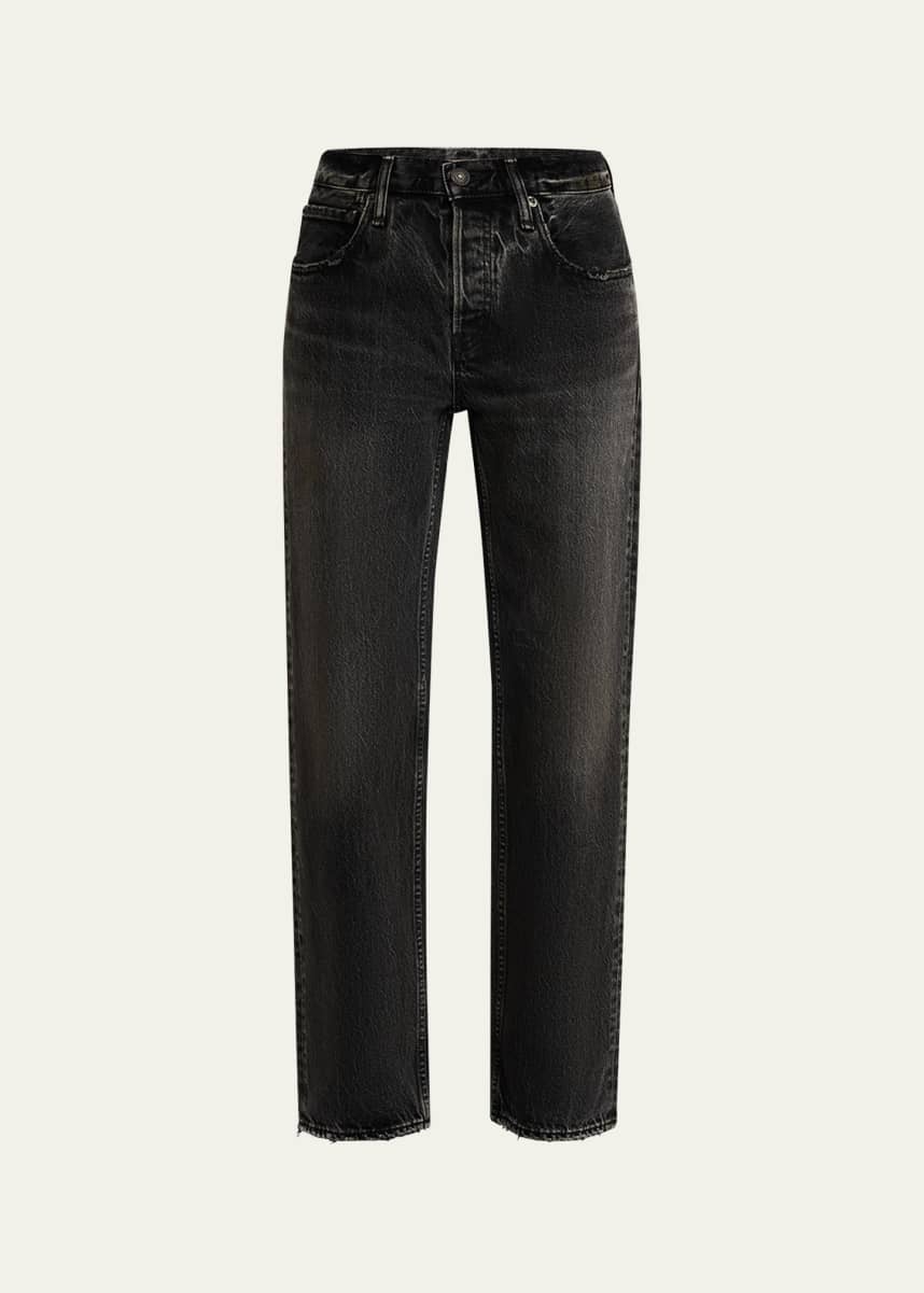 MOUSSY VINTAGE Iona Straight Low-Rise Jeans