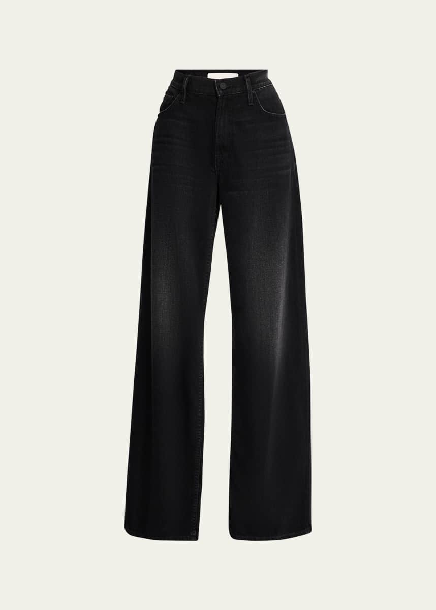 MOTHER The Spinner Zip Sneak Jeans