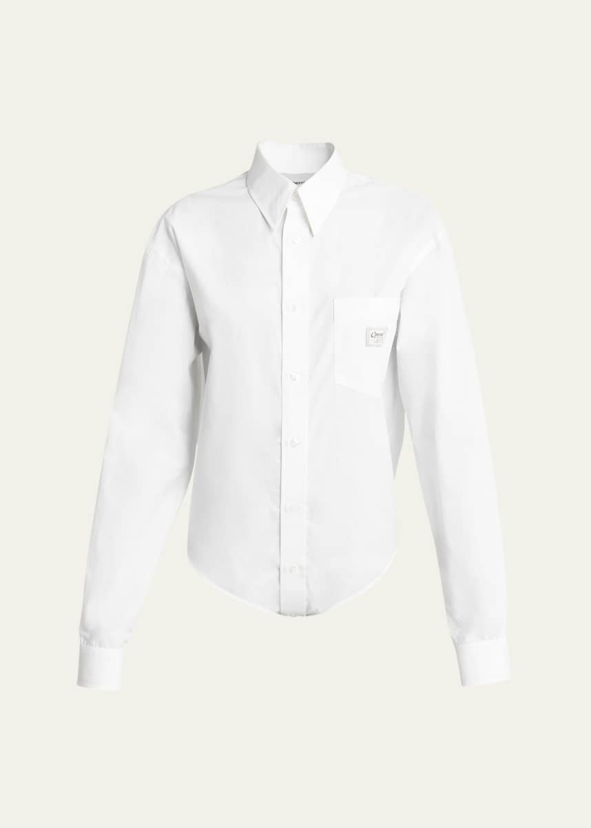 Coperni Bodysuit Poplin Shirt
