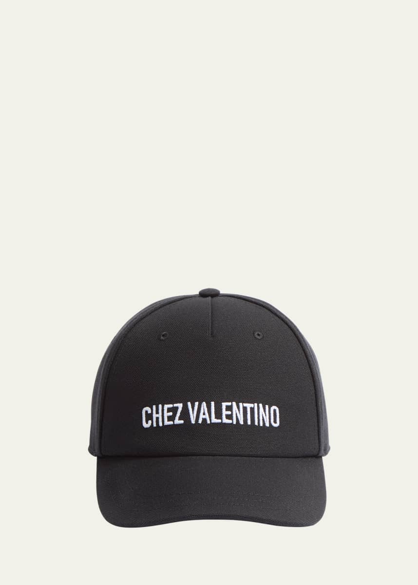 Valentino Men's Chez Valentine Baseball Hat Black