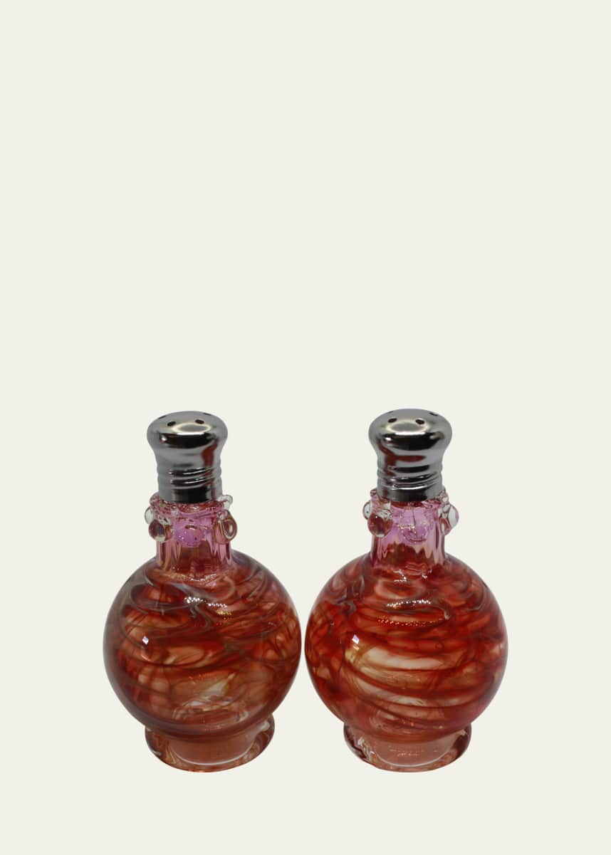 Glass Act Festival Cloud Salt and Pepper Shakers