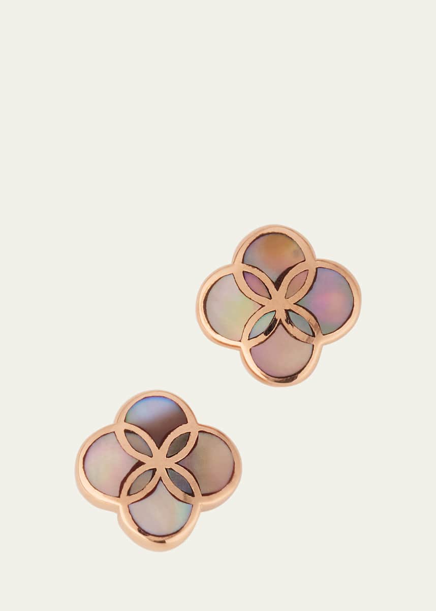 Jan Leslie Petal Gemstone Stud Earrings
