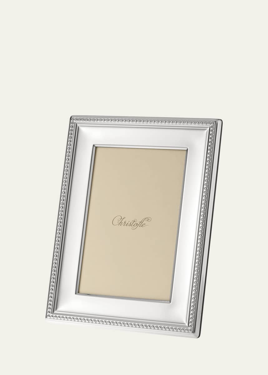 Christofle Perles Silver-Plated Picture Frame, 4" x 6"