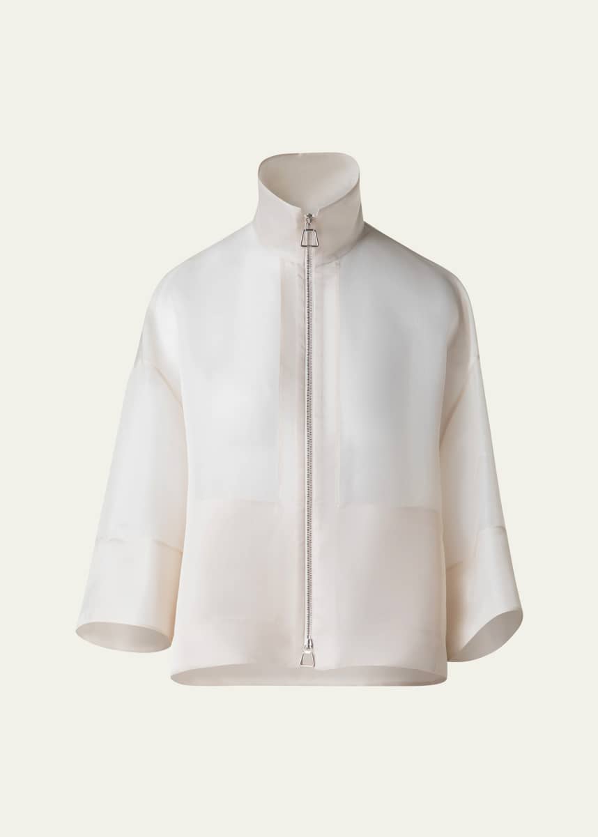 Akris Philia Panama Silk Jacket
