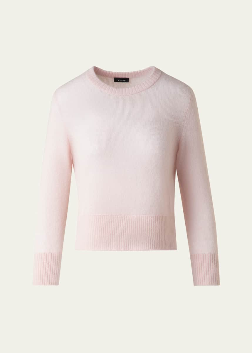 Akris Fitted Cashmere Silk Sweater