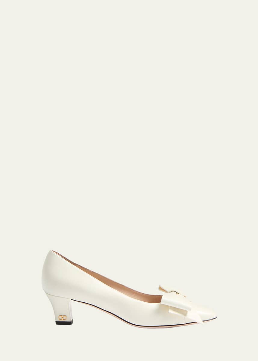 Valentino Garavani Bowow Leather Pumps