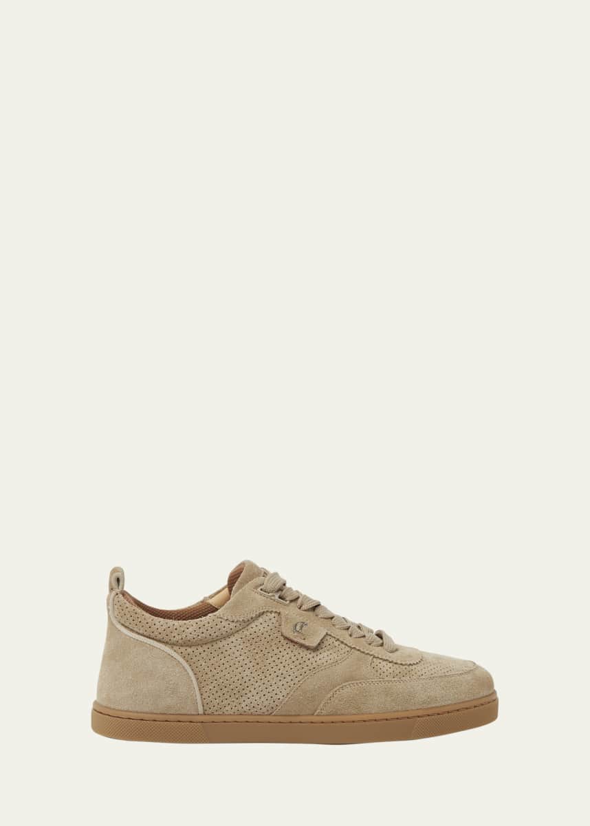 Christian Louboutin Tutti Donna Suede Red Sole Sneakers