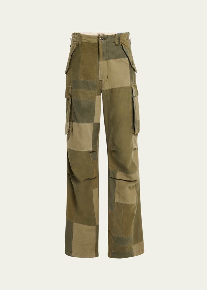 GALLERY DEPARTMENT Men's Multi Patchwork Cargo Pants