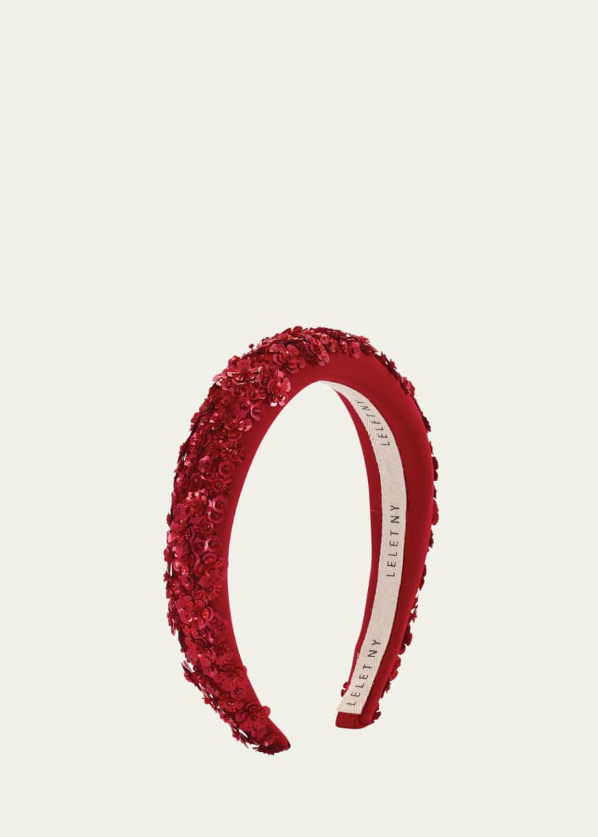 Lelet Ny Robyn Headband W/ Floral Appliques