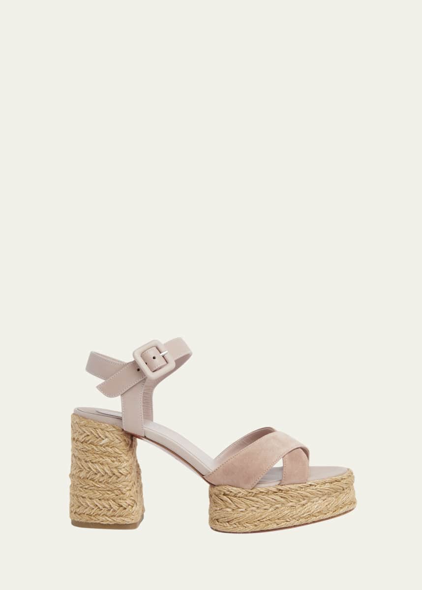 Christian Louboutin Calakala Veau Espadrille Sandals