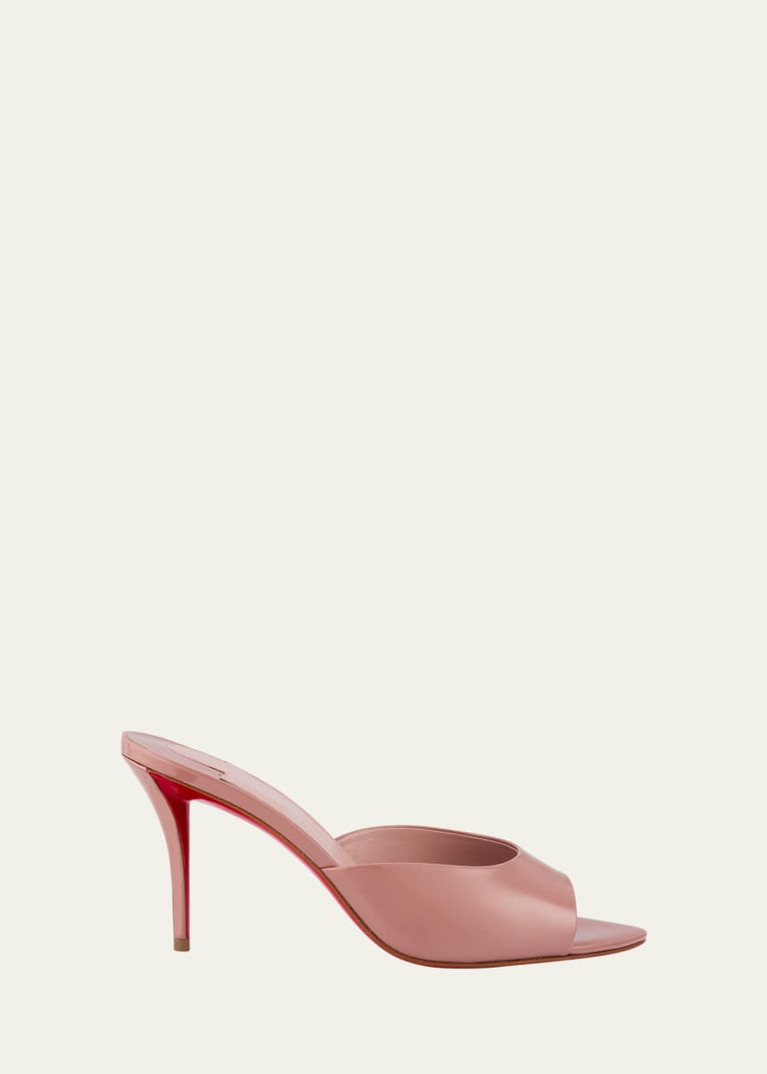 Christian Louboutin Miss Z Patent Red Sole Mule Sandals