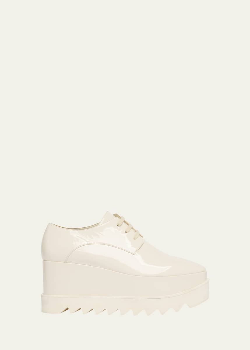 Stella McCartney Elyse Patent Alter Platform Sneaker Loafers