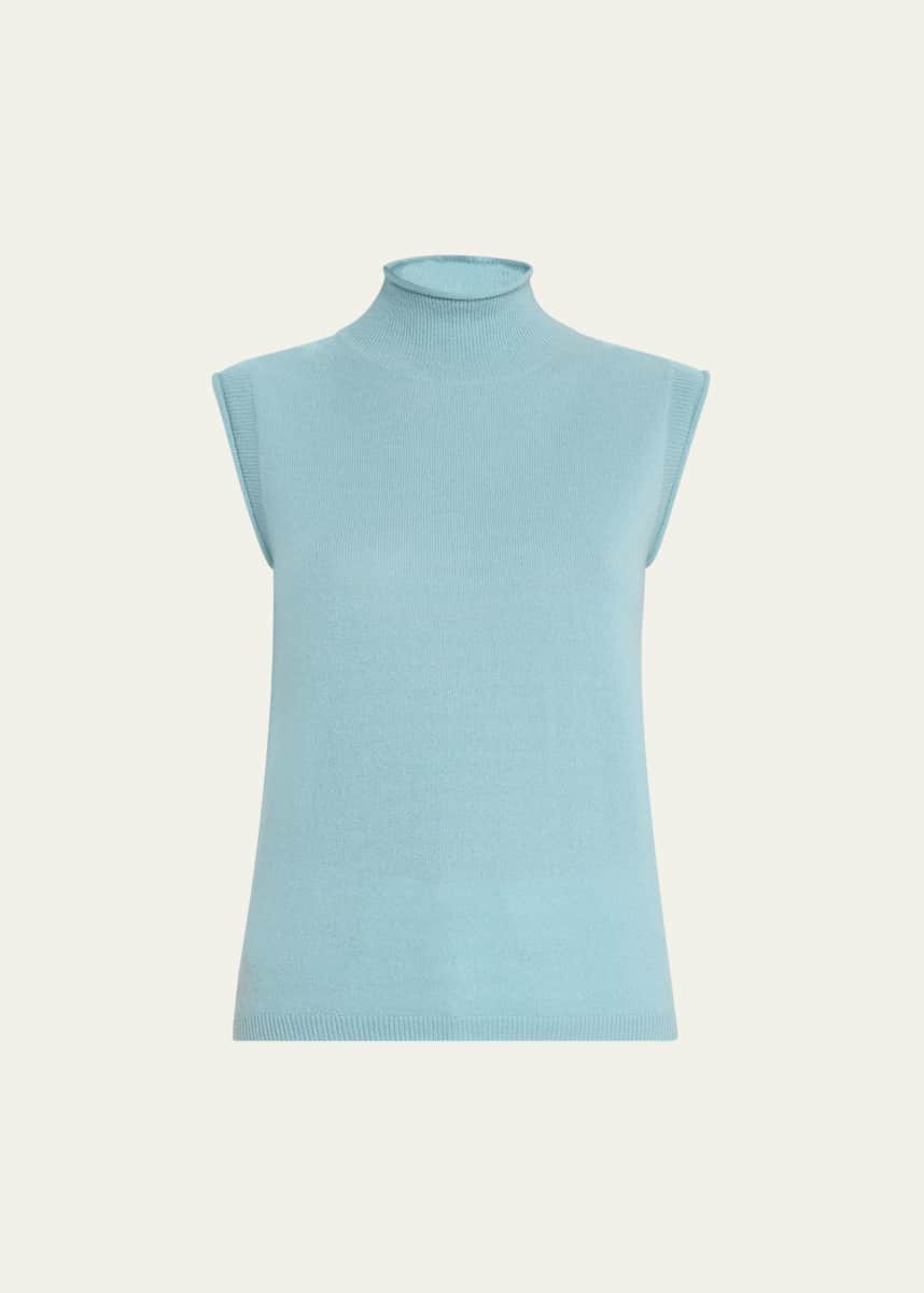 Veronica Beard Mahalia Sleeveless Cashmere Pullover