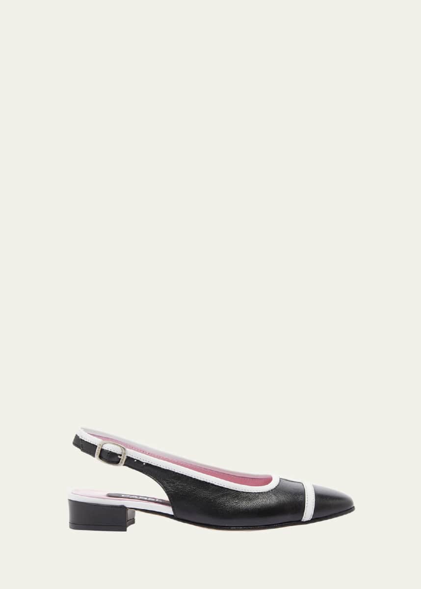 CAREL Elisa Bicolor Slingback Ballerina Flats