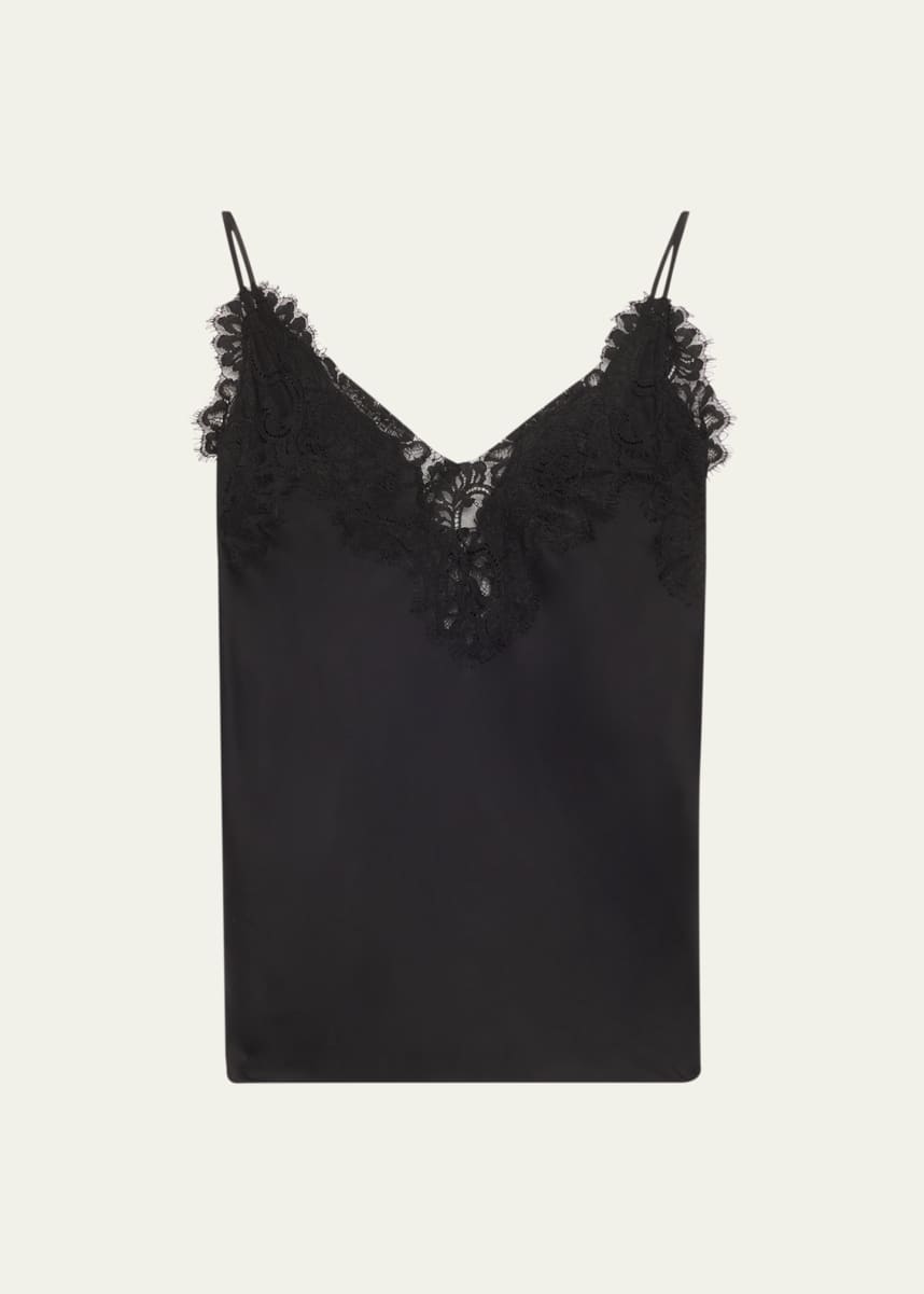 A.L.C. Lennon Lace-Trim Cami Top