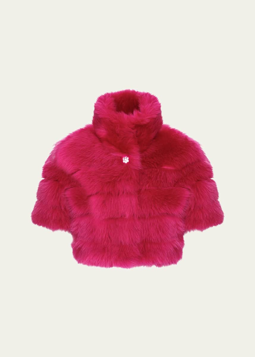 Gorski Reversible Merinillo Shearling Lamb Bolero