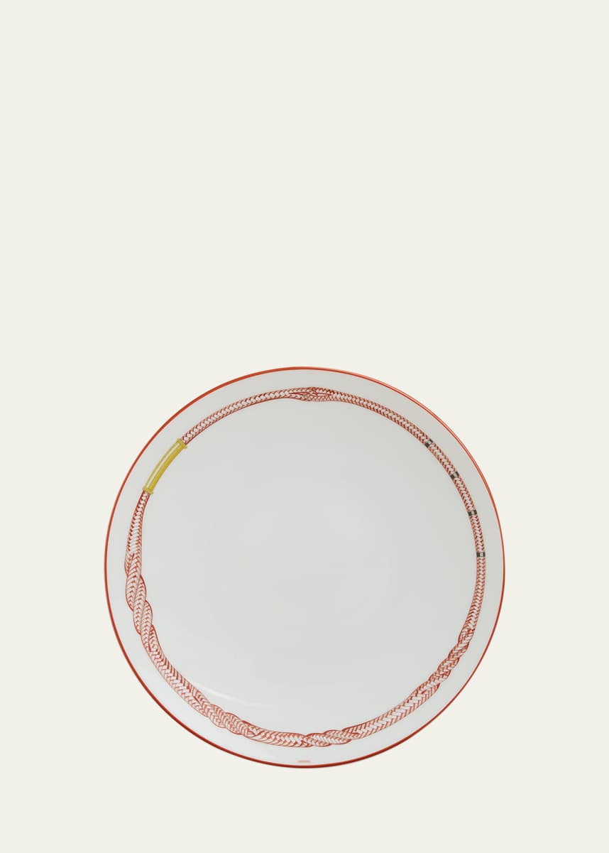 Hermes Tressages Equestres Dinner Plate