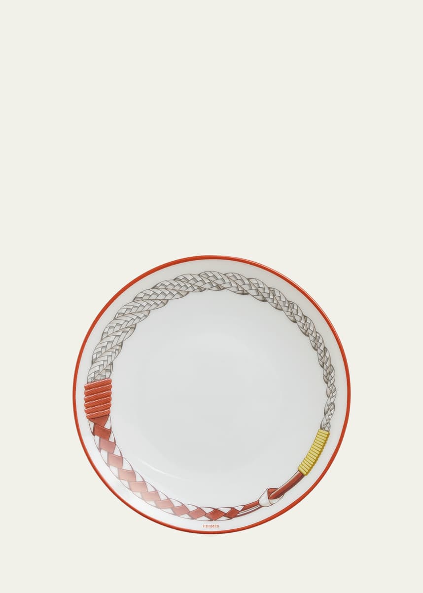 Hermes Tressages Equestres Bread and Butter Plate