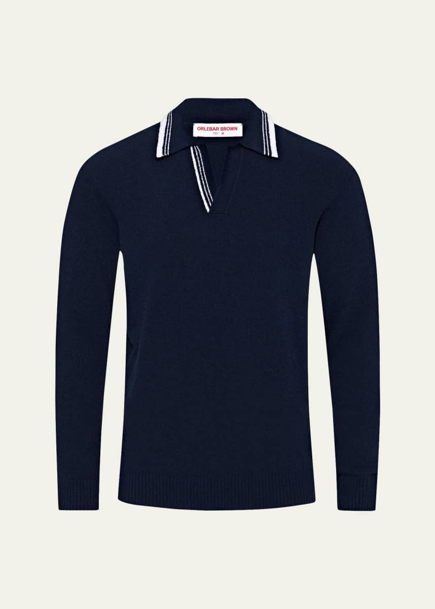 Orlebar Brown Men's Horton Boucle Polo Shirt