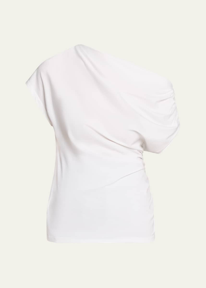A.L.C. Alice Draped One-Shoulder Tee