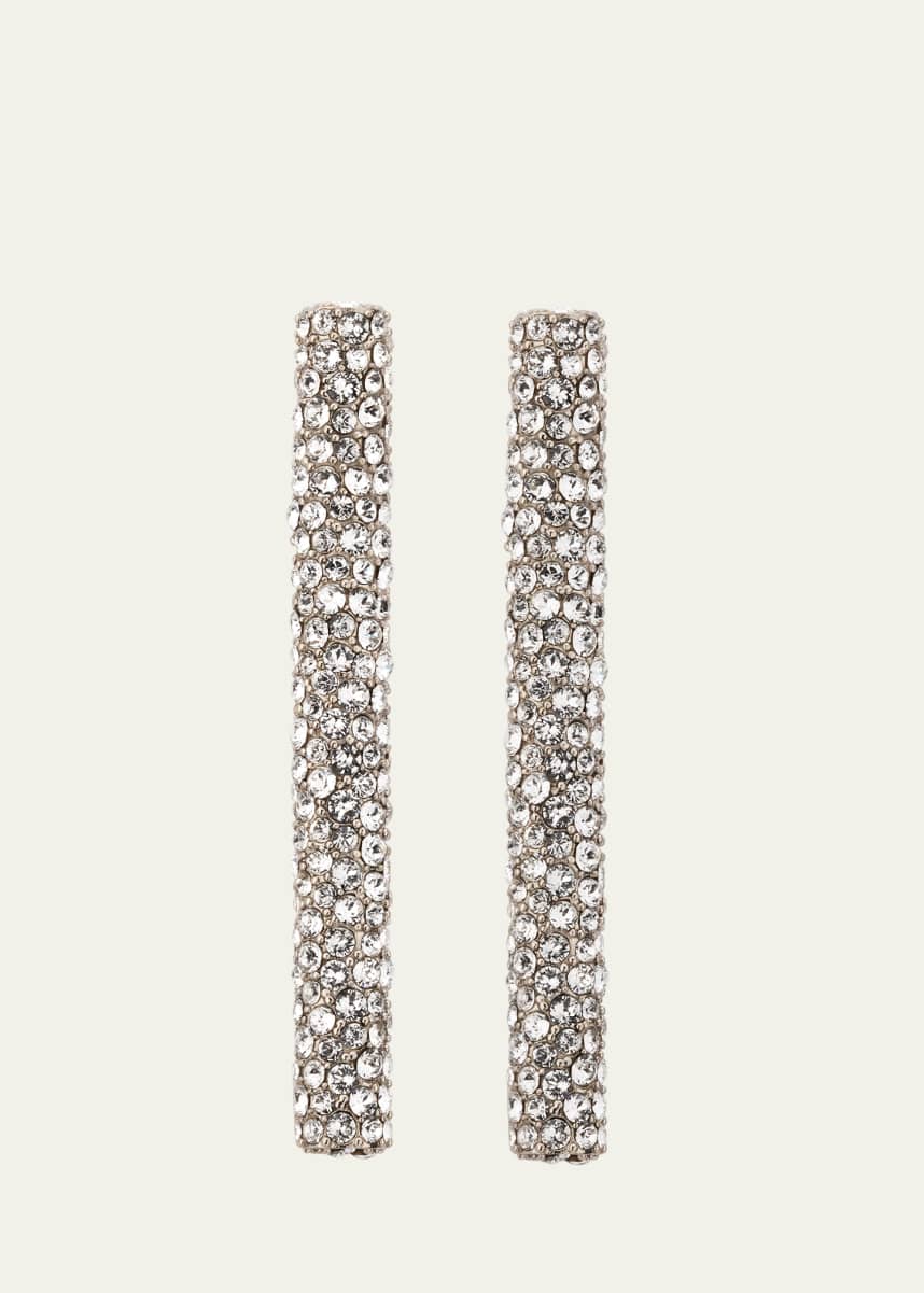 McQueen Crystal Long Earrings