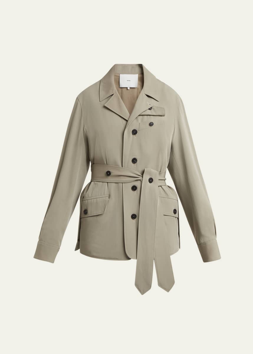 SETCHU Travel Self-Tie Wool Safari Jacket
