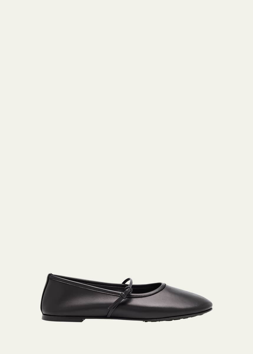 Dear Frances Winter Leather Mary Jane Ballerina Flats